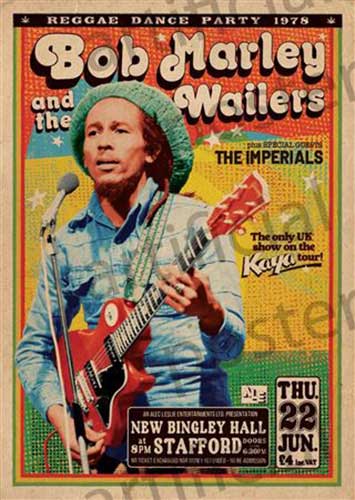 Bob Marley and the Wailers - 1978 Poster