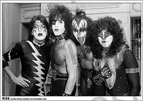Kiss - Hilton London 1982 Poster