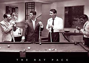 The Rat Pack - Playing Pool Poster