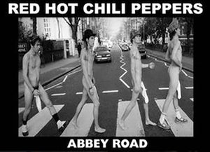 Red Hot Chilli Peppers - Abbey Road Poster