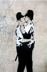 Banksy - Policemen Poster