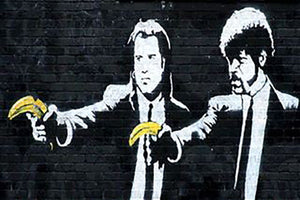 Banksy - Pulp Bananas Poster