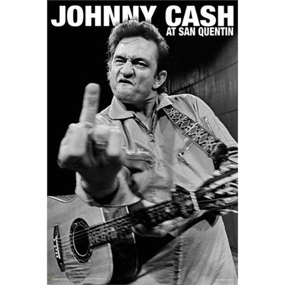 Johnny Cash - San Quentin Poster