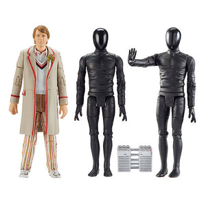 Doctor Who: Earthshock Fifth Doctor & Androids Action Figures - Set of 3