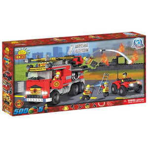 Action Town - 500 Piece Fire Rescue Brigade Construction Set