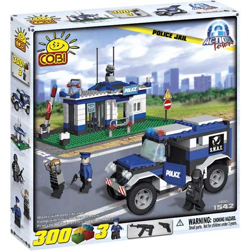 Action Town - 300 Piece Police Jail Construction Set