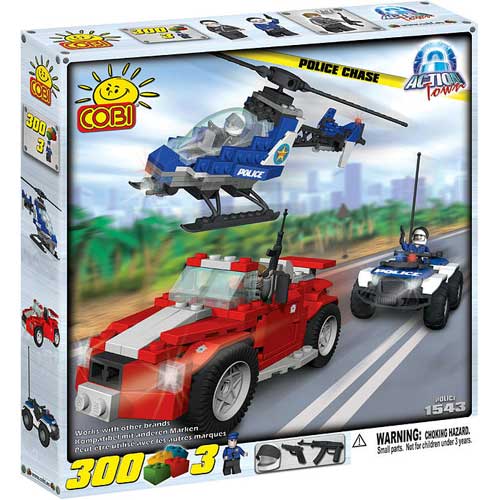 Action Town - 300 Piece Police Chase Construction Set