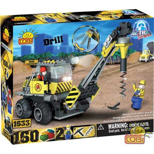 Action Town - 160 Piece Construction Drill Construction Set