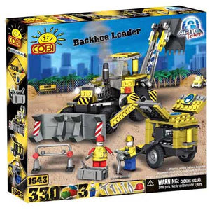 Action Town - 330 Piece Construction Backhoe Loader Construction Set