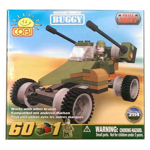 Small Army - 60 Piece Buggy Military Vehicle Construction Set