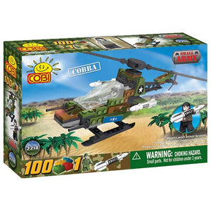 Small Army - 100 Piece Cobra Military Helicopter Construction Set