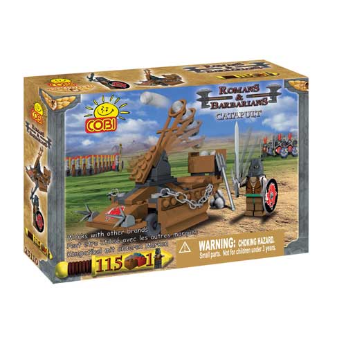 Romans & Barbarians - 115 Piece Catapult Construction Set