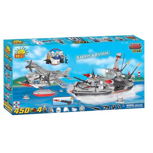 Small Army - 450 Piece Naval Harbour Patrol Construction Set