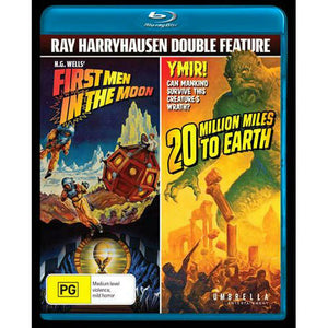 Ray Harryhausen's: First Men in the Moon + 20 Million Miles to Earth (Double Feaure) (Blu-Ray)