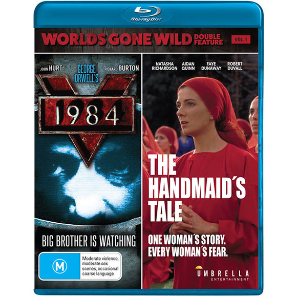 Worlds Gone Wild Double Feature: Vol. 1 - 1984 + the Handmaid's Tale (Blu-Ray)