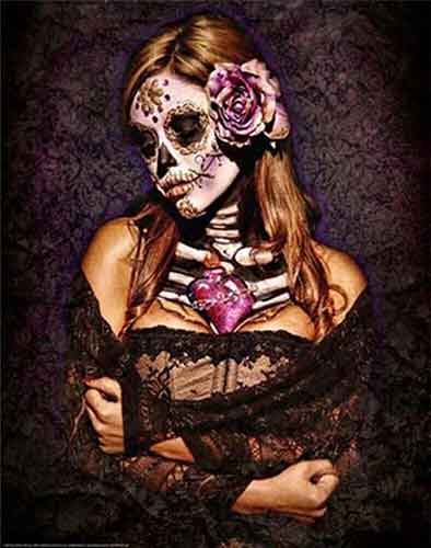 Daveed Benito - Day Of The Dead Lace Poster