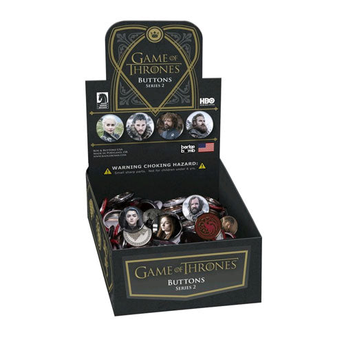 A Game of Thrones (Series 2) Button Pins Assortment - Set of 200