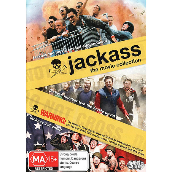 Jackass: The Movie Collection (Jackass: The Movie Special Edition Uncut / Jackass Number Two The Movie Uncut / Jackass 2.5 Uncut) (DVD)