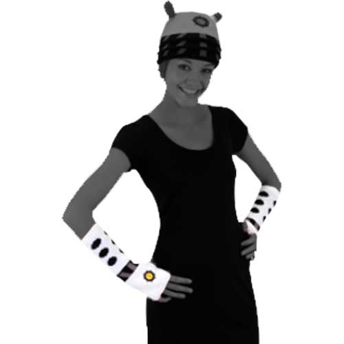 Doctor Who - Dalek White Arm Warmers