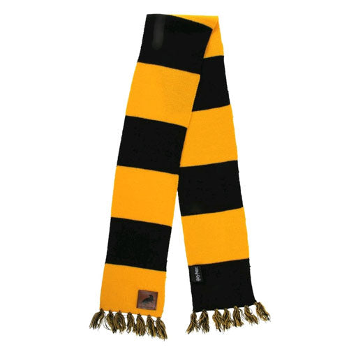 Harry Potter - Hufflepuff Patch Striped Scarf