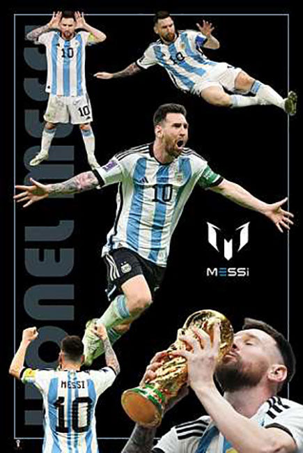Lionel Messi - Soccer World Cup Argentina Poster