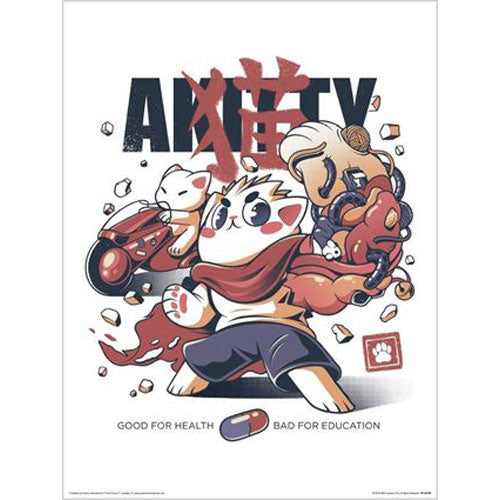 Ilustrata - Akitty 30 x 40cm Art Print