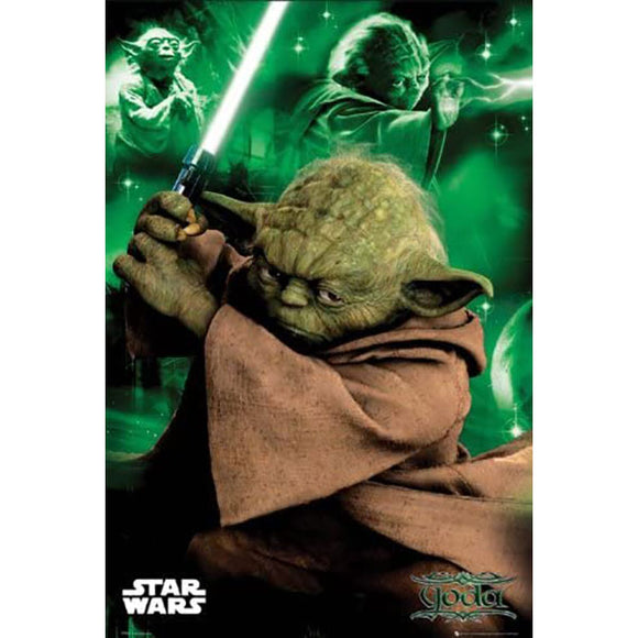 Star Wars - Yoda Fight Poster