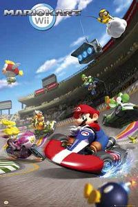 Nintendo Wii - Super Mario Kart Poster