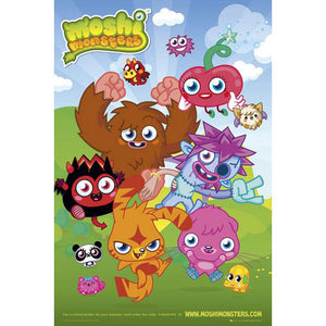 Moshi Monsters - Characters Group Poster