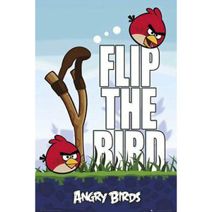 Angry Birds - Flip The Bird Poster