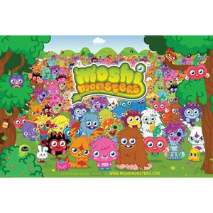 Moshi Monsters - Characters Poster