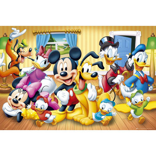 Disney Classic Characters Group Poster