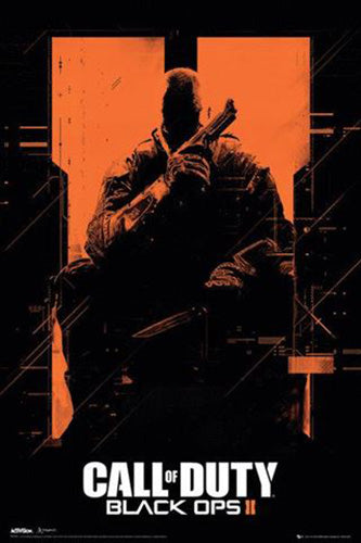 Call Of Duty: Black Ops 2 - Orange Poster