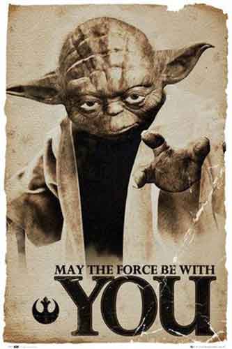 Star Wars - Yoda May The Force Poster