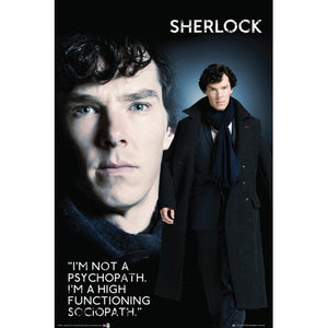 Sherlock - Sociopath Poster