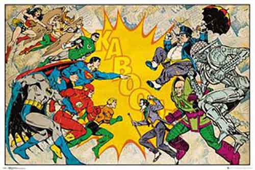 DC Comics - Heroes vs Villains Poster