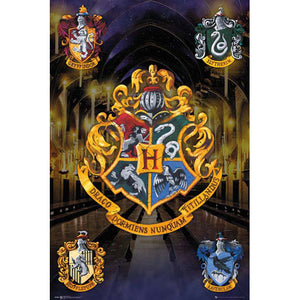 Harry Potter - Crests Poster