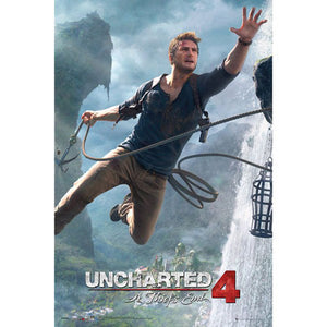 Unchartered 4 - Jump A Thief’s End Poster