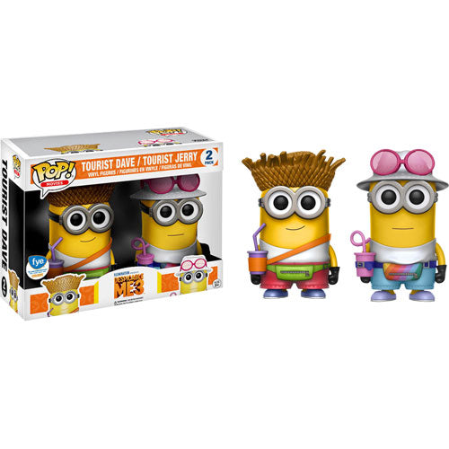 Despicable Me 3 - Tourist Dave & Tourist Jerry US Exclusive Pop! Vinyl Figures - Set of 2