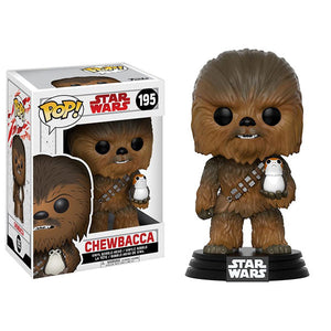 Star Wars - Chewbacca with Porg Episode VIII US Exclusive Pop! Vinyl Figure