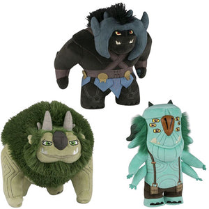 Trollhunters - Blinky, Argh & Bular Plush Figures - Set of 3