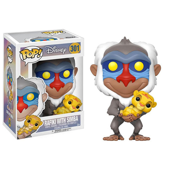 The Lion King (1994) - Rafiki with Baby Simba Pop! Vinyl Figure