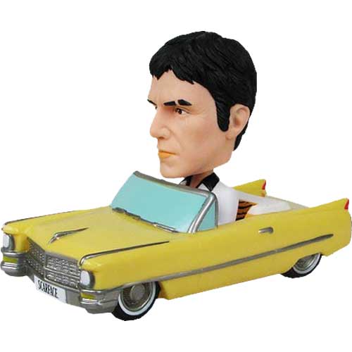 Scarface - Bobble Car w Tony Montana Wacky Wobbler Figure