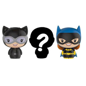 DC Comics - Women of DC Catwoman, Batgirl & Mystery Pint Size Heroes Figurine - Set of 3