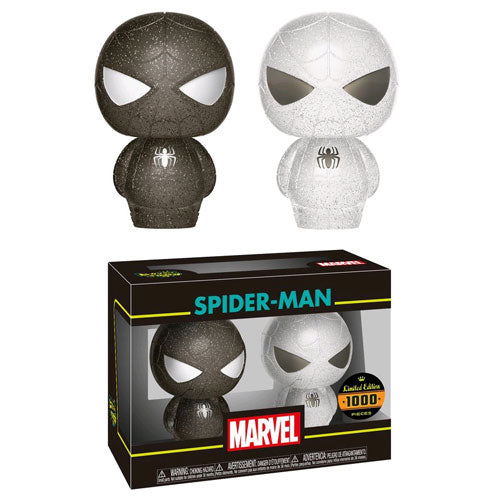 Marvel Comics - Spider-Man (White & Black) XS Hikari Figures - Set of 2