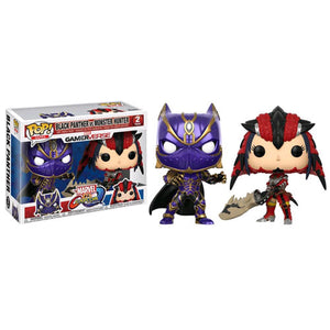 Marvel vs Capcom: Infinite - Black Panther vs. Monster Hunter Pop! Vinyl Figures - Set of 2