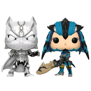 Marvel vs Capcom: Infinite - Black Panther vs. Monster Hunter Player 2 Pop! Vinyl Figures - Set of 2