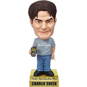 Charlie Sheen - Talking Bobble Head Figure