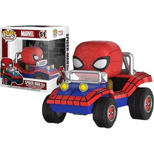 Marvel Comics - Spider-Man with Spider Mobile US Exclusive Pop! Ride Figure Set