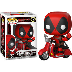 Deadpool (comics) - Deadpool with Scooter Pop! Ride Vinyl Figure Set